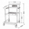 50200290- Nylon Portable Shower Chair