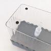 Christmas Items Clear Dishwasher Soap Pump Dispenser And Sponge Holder Caddy Liquid Soap Dispenser With Sponge Holder 